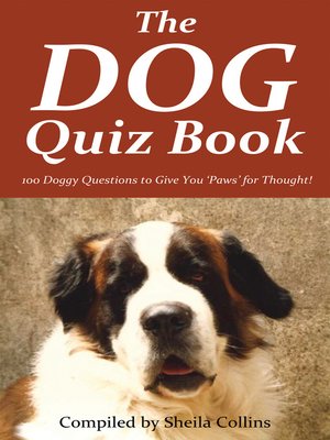 cover image of The Dog Quiz Book